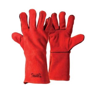 Guanto in Pelle Rossa Misura 10 Anticalore